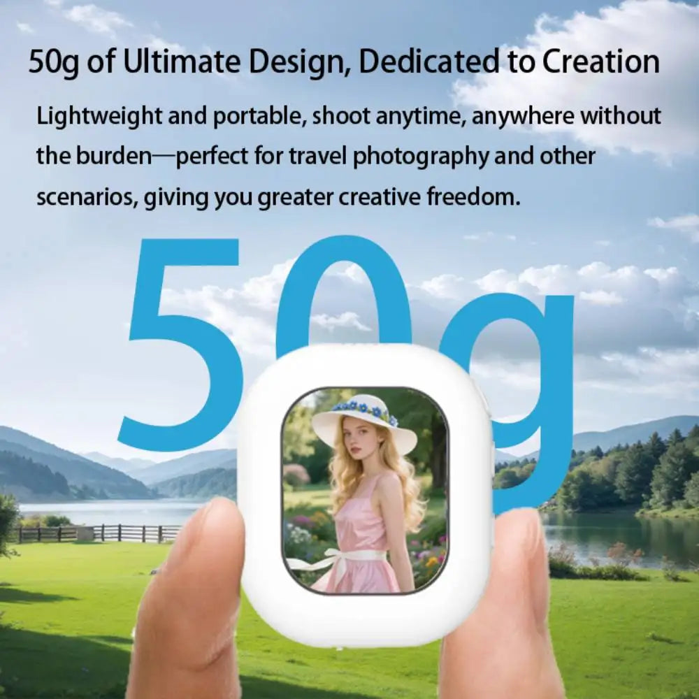 Mini Wireless Selfie Monitor Screen,Magnetic 4K Selfie Monitor Screen with Vlog Live Stream /Selfies ,For Iphone/Android
