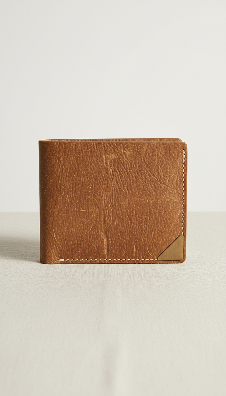 Minimalist Coconut-Leather Card Wallet